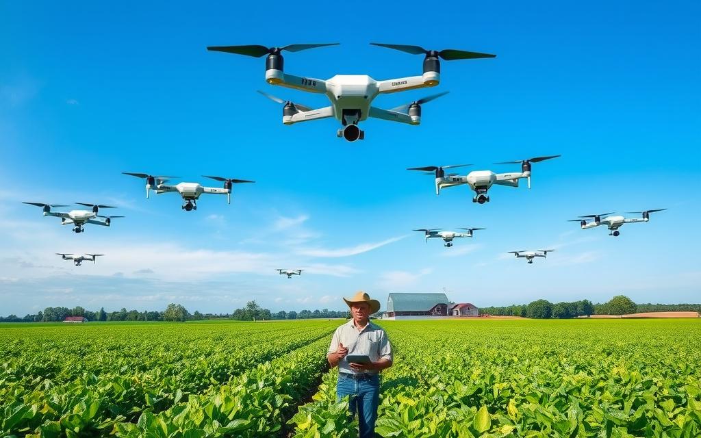 agricultural drones precision farming benefits
